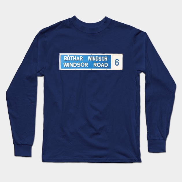 Royal Windsor Road Long Sleeve T-Shirt by badlydrawnbabe